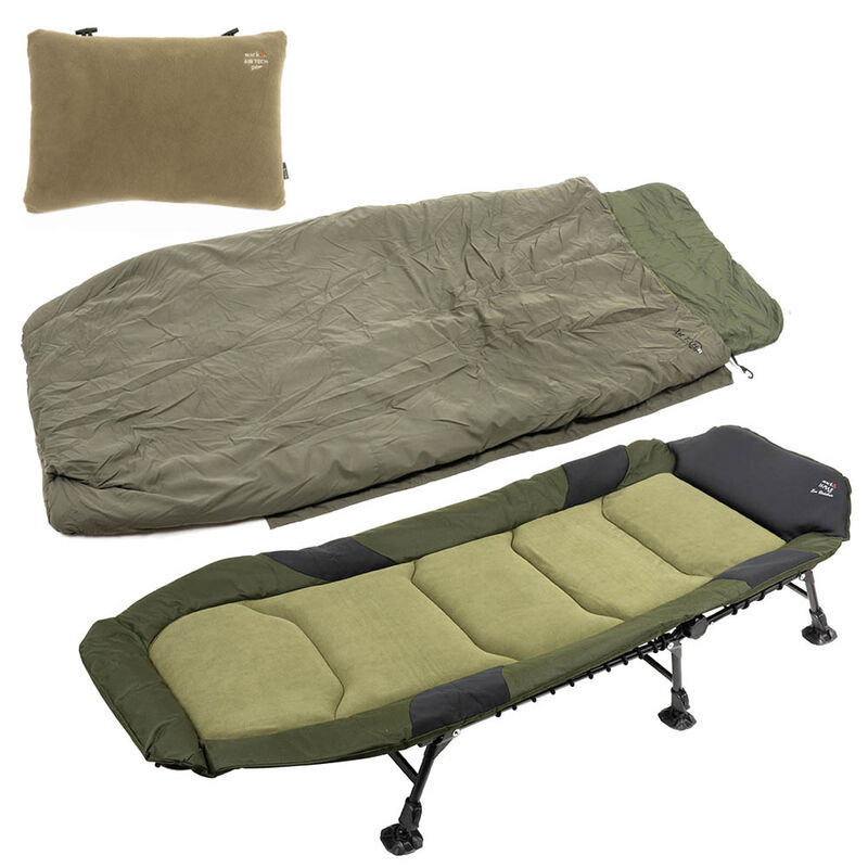 Pack H Max Bedchair + Duvet 3 Saisons + Oreiller - Bivouac Confort | Pacific P&ecirc;che