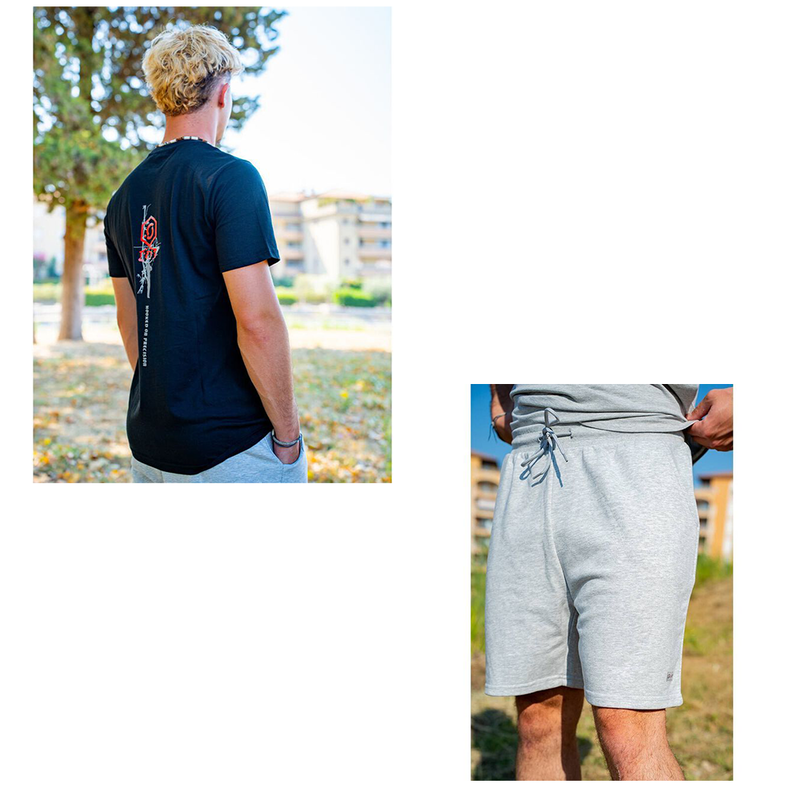 Ensemble T-shirt Black + Short - Ensembles et combinaisons | Pacific P&ecirc;che