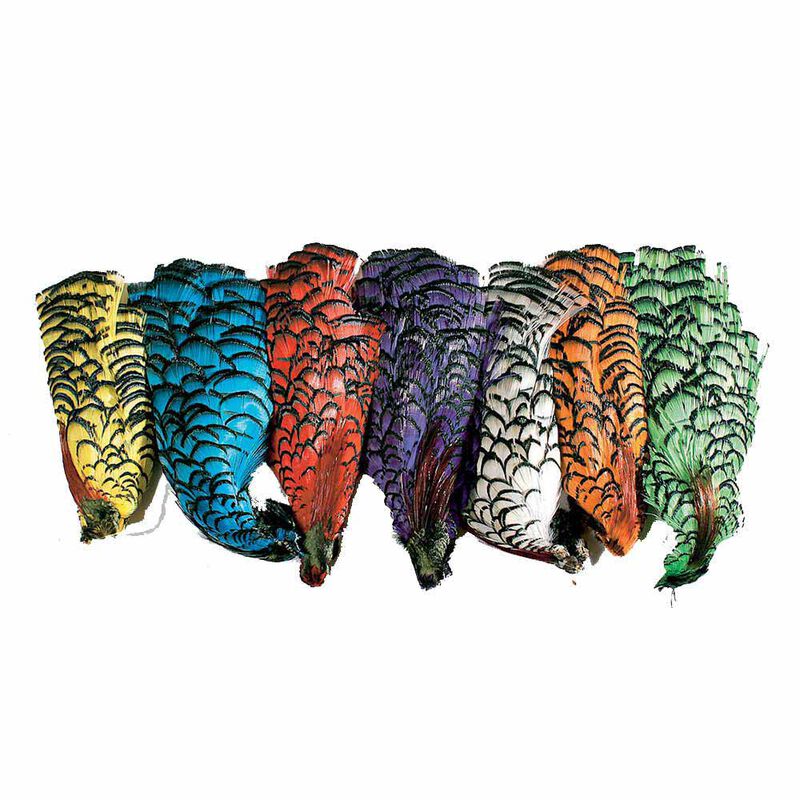 Fly tying plumes jmc cou de faisan amherst - Plumes | Pacific P&ecirc;che