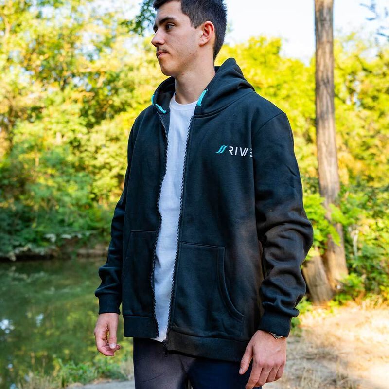 Sweat Zipp&eacute; Rive Zip Up Black - Sweatshirts | Pacific P&ecirc;che