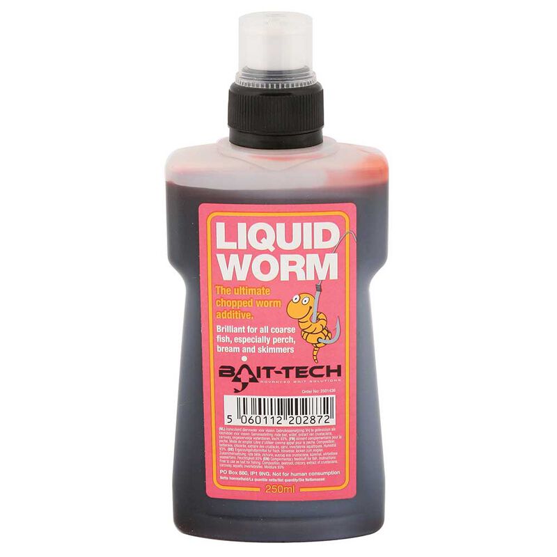 Additif Bait-Tech Liquid Worm 250ml - Additifs | Pacific P&ecirc;che