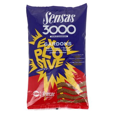 Amorce Sensas 3000 Explosive Gardons 1kg - Amorces | Pacific P&ecirc;che