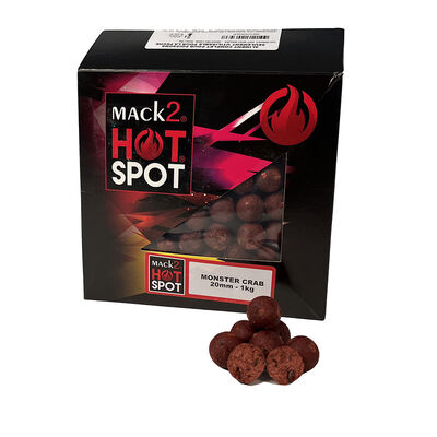 Bouillettes carpe mack2 Monster Crab boilies 1kg - Denses | Pacific P&ecirc;che
