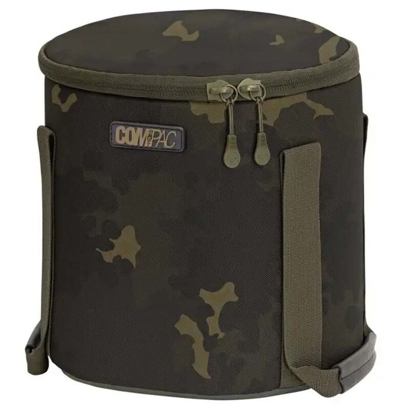 Sac Isotherme Korda Compac Cool Bag Round Dark Kamo - Bagagerie Repas | Pacific P&ecirc;che