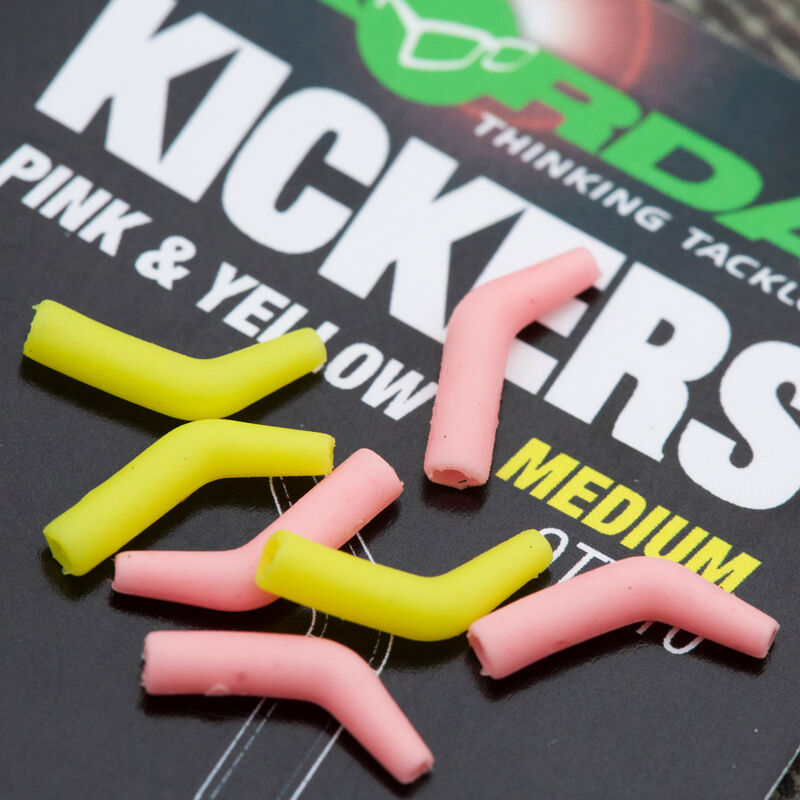 Aligneur de ligne carpe korda kickers jaune/rose (x10) - Aligneurs de ligne | Pacific P&ecirc;che