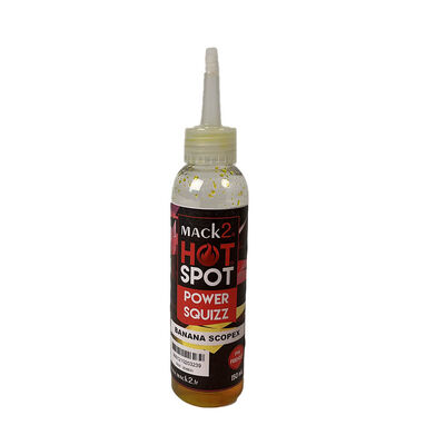 Booster carpe mack2 power squizz Scopex Banane 150ml - Boosters / dips | Pacific P&ecirc;che