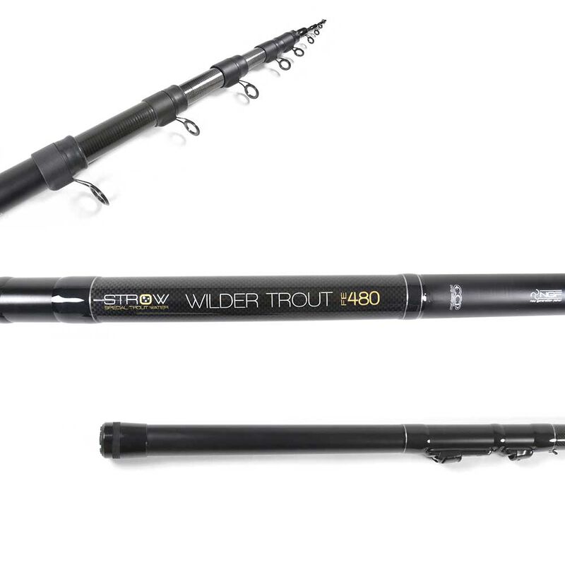 Canne T&eacute;l&eacute;r&eacute;glable STROW Wilder Adjust Trout 4m80 (5-15g) - Cannes t&eacute;l&eacute;r&eacute;glables | Pacific P&ecirc;che