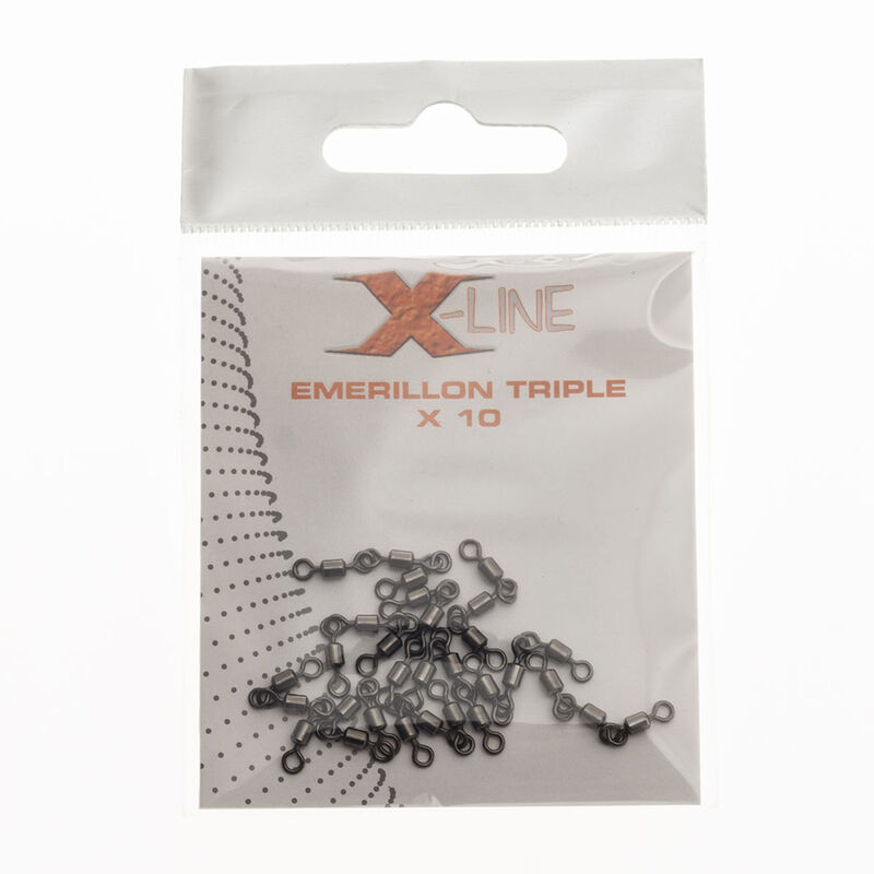 &Eacute;merillon triple carnassier x-line (x10) - Emerillons | Pacific P&ecirc;che