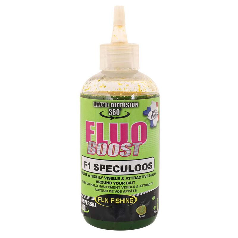 Fluo Boost Fun Fishing F1 Speculoos 185ml - Additifs | Pacific P&ecirc;che
