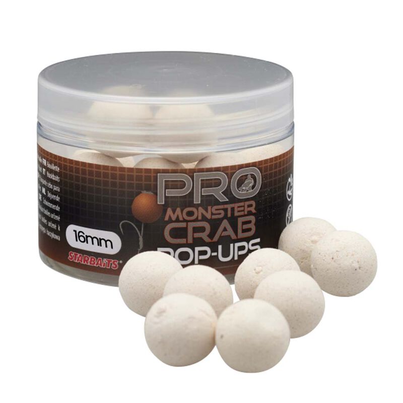 Bouillettes Starbaits Pro Monstercrab Pop Up - Flottantes | Pacific P&ecirc;che
