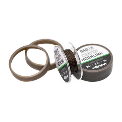 Tresse Gain&eacute;e Korda Basix Coated Hooklink 10m - Tresse BDL | Pacific P&ecirc;che