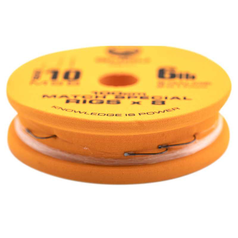 Hame&ccedil;on mont&eacute; GURU MAtch Special Rig 1m (x8) - Hame&ccedil;ons / bas de ligne feeder | Pacific P&ecirc;che