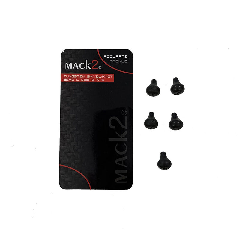 Perles Tungsten Mack2 Swivel/Knot Bead x5 - Perles | Pacific P&ecirc;che