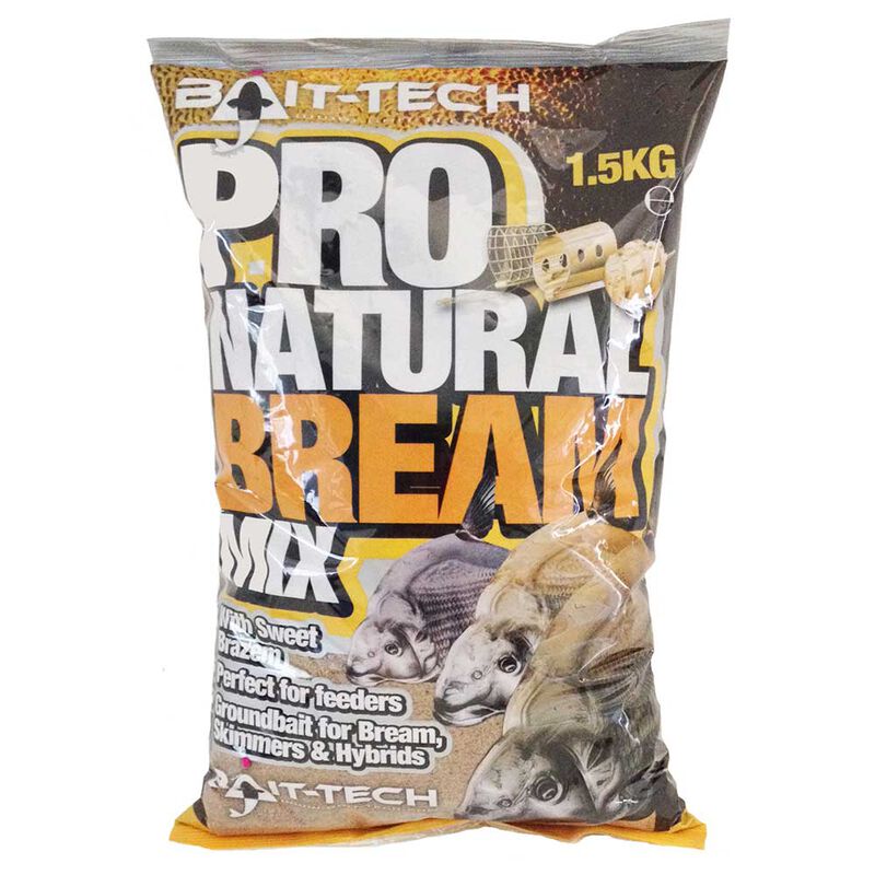 Amorce Bait Tech Pro Natural Bream 1.5Kg - Amorces | Pacific P&ecirc;che