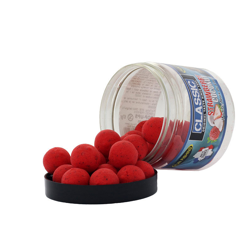 Pop-Ups Fun Fishing Classic Strawberry Coconut 15mm 67g - Flottantes | Pacific P&ecirc;che
