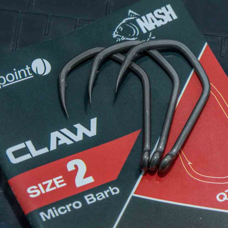 Hame&ccedil;on carpe nash claw (x10) - Hame&ccedil;ons | Pacific P&ecirc;che