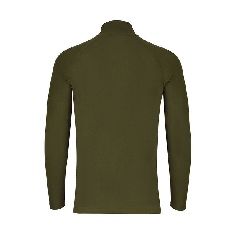 Maillot Korda a manche longue Kool UPF Zip Jersey Dark Olive - T-shirts manches longues UV | Pacific P&ecirc;che