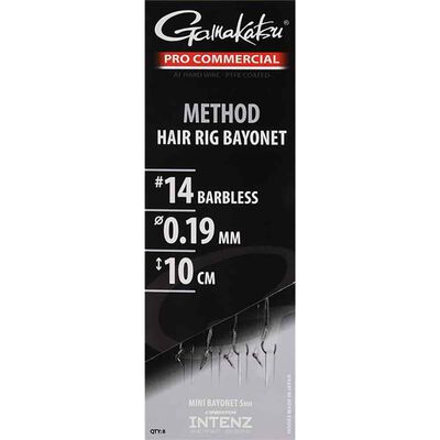 Bas de Ligne Gamakatsu Method Hair Rig Bayonnet 10 cm x8 - Hame&ccedil;ons &agrave; Palettes | Pacific P&ecirc;che