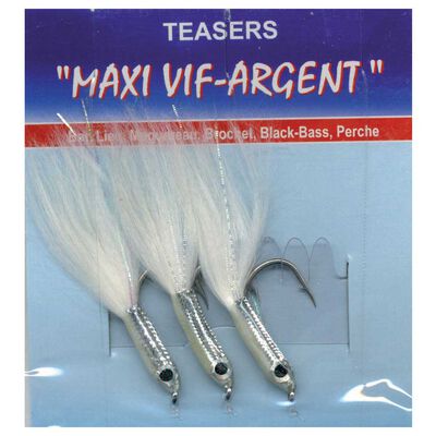 Bas de ligne mer flashmer maxi vif argent - Trains de Plumes | Pacific P&ecirc;che