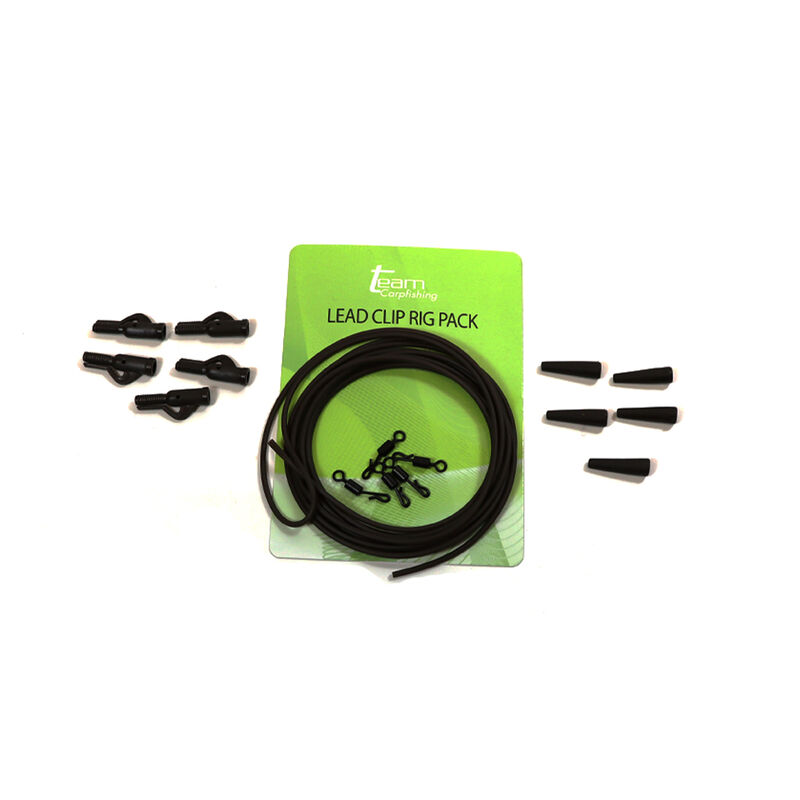 Kit Team Carpfishing Lead Clip Rig - Clip plombs et c&ocirc;nes | Pacific P&ecirc;che
