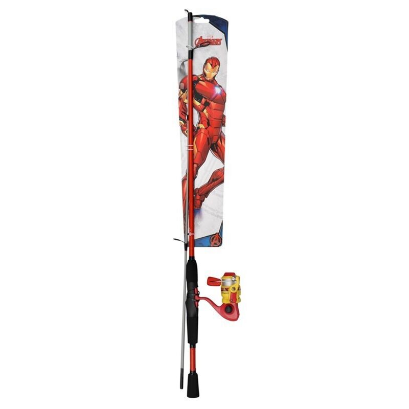Ensemble Shakespeare Marvel Iron Man Spinning Combo - Cannes Spinning | Pacific P&ecirc;che