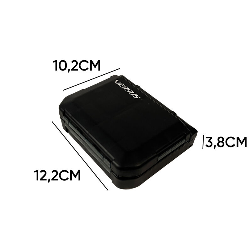 Boite Versus SV-318DD noir 12.2x10.2x3.8cm - Bo&icirc;tes | Pacific P&ecirc;che