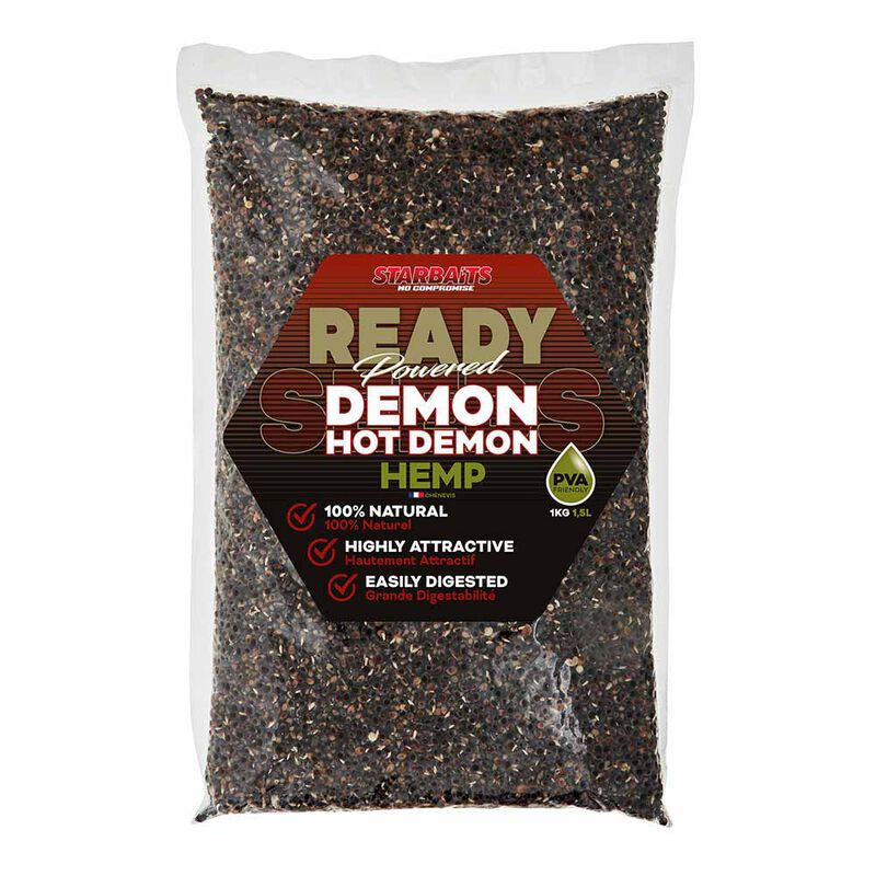 Graines Cuites Starbaits Ready Seed Demon Hemp - Pr&ecirc;tes &agrave; l'emploi | Pacific P&ecirc;che