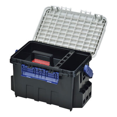 Caisse de p&ecirc;che Versus bucket mouth bm 9000 black - Boites | Pacific P&ecirc;che