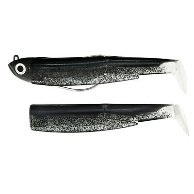 Leurre Souple Shad Fiiish Combo Black Minnow 120 Shore 12cm, 12g - Shads | Pacific P&ecirc;che