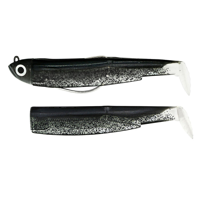 Leurre Souple Shad Fiiish Combo Black Minnow 120 Shore 12cm, 12g - Shads | Pacific P&ecirc;che