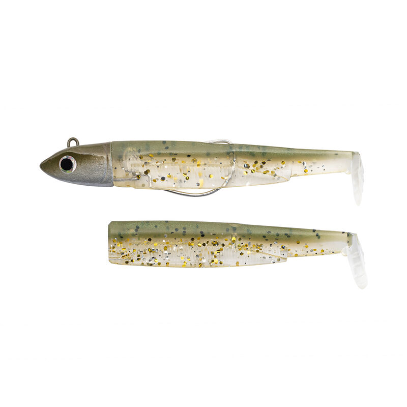Leurre Souple FIIISH Combo Offshore Black Minnow 9cm 10g - Leurres souples | Pacific P&ecirc;che