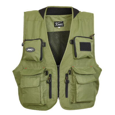 Gilet jmc tradition olive v2 - Gilets de p&ecirc;che | Pacific P&ecirc;che