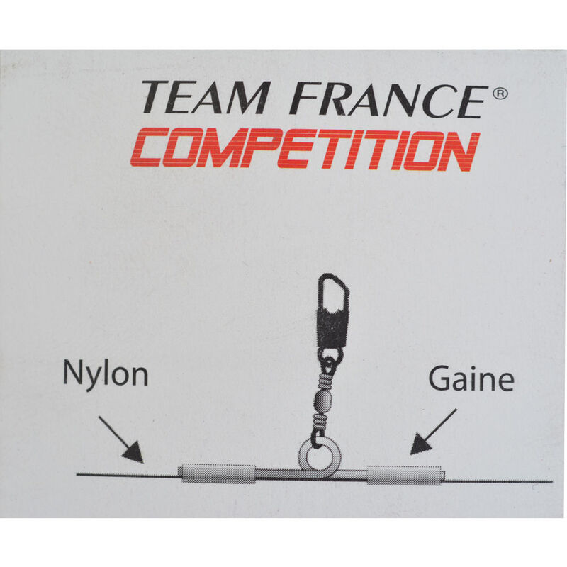 Accessoire flotteur coup team france attache match (x4) - Emerillons , Agrafes et Perles | Pacific P&ecirc;che