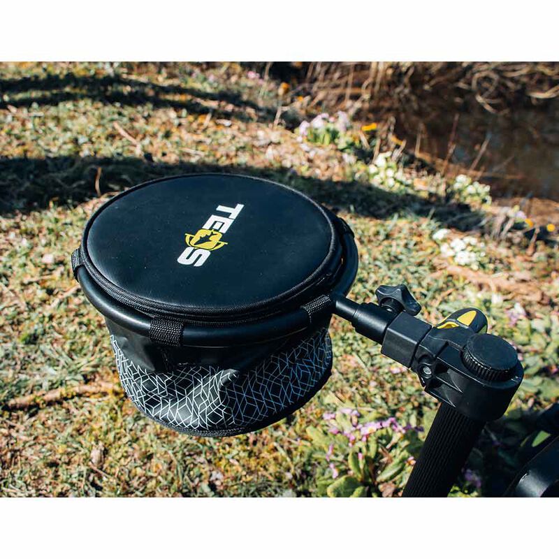 Support + Bac Souple Teos Soft Groundbait Bowl - Casiers, Kits Godets et Tiroirs | Pacific P&ecirc;che