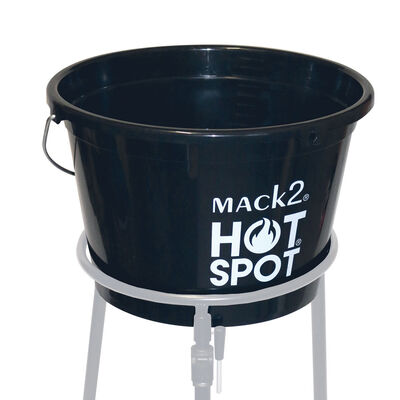 Seau carpe mack2 hot spot round bucket 18 l - Seaux | Pacific P&ecirc;che