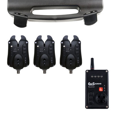 Coffret d&eacute;tecteurs carpe carpsounder set 3 roc xrs avec centrale - Coffrets d&eacute;tecteurs | Pacific P&ecirc;che