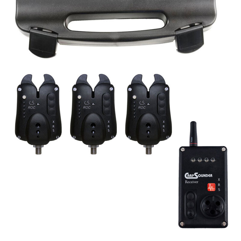 Coffret d&eacute;tecteurs carpe carpsounder set 3 roc xrs avec centrale - Coffrets d&eacute;tecteurs | Pacific P&ecirc;che