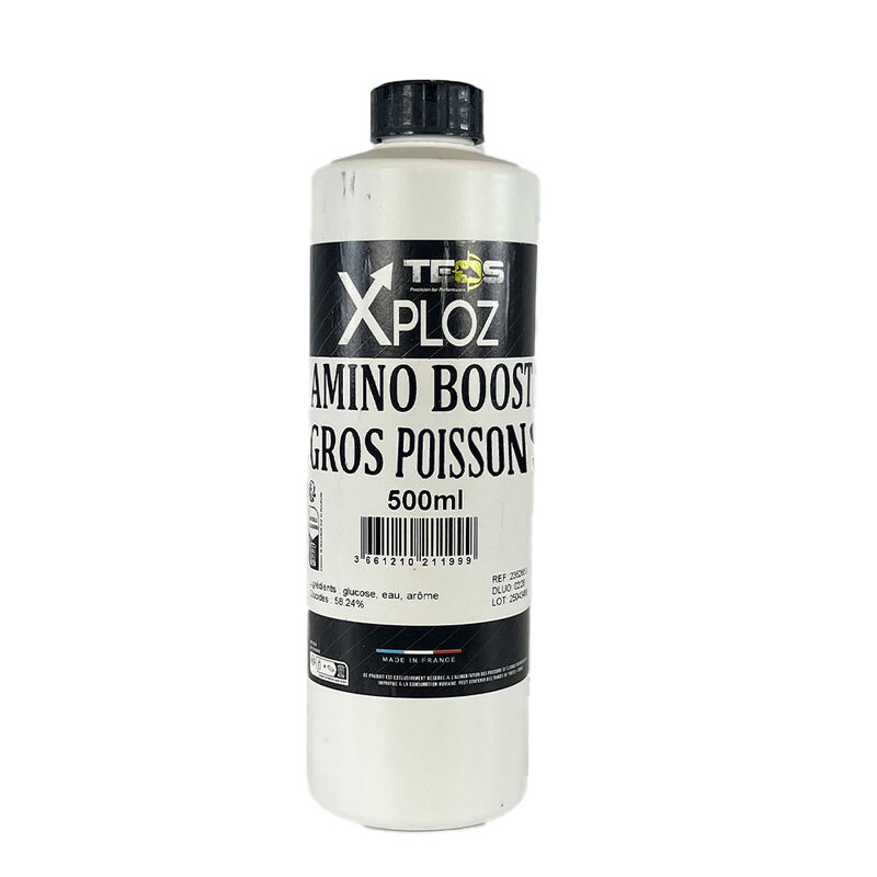 Booster Teos Xploz Amino Boost Gros Poissons 500ml - Additifs | Pacific P&ecirc;che