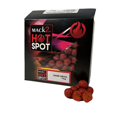 Bouillettes carpe mack2 dark devil boilies 1kg - Denses | Pacific P&ecirc;che