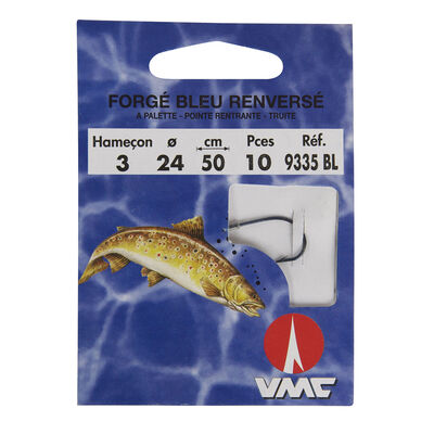 Hame&ccedil;ons mont&eacute;s truite waterqueen bleu renvers&eacute; 9335i (x10) - Hame&ccedil;ons mont&eacute;s | Pacific P&ecirc;che