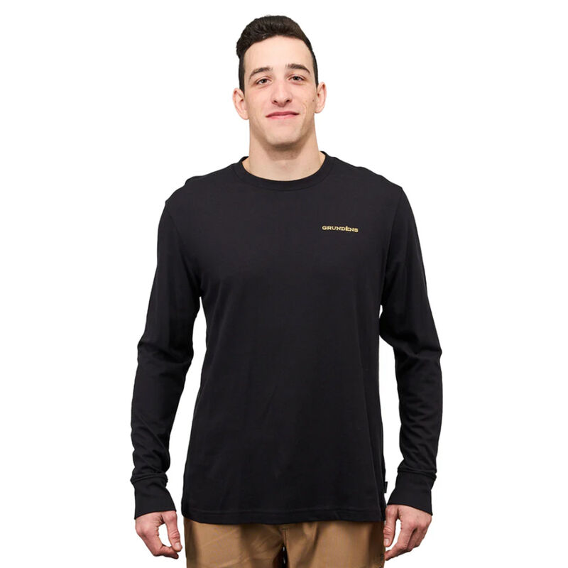 T-shirt Grundens Tuna Tattoo LS Noir - T-shirts manches courtes | Pacific P&ecirc;che