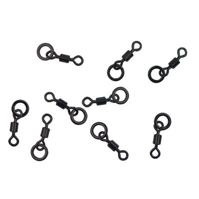 Emerillons &agrave; anneaux carpe mack2 mini hook ring swivel (x15) - Emerillons carpe | Pacific P&ecirc;che