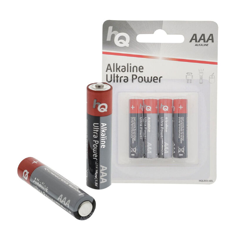 Pile generique alkaline aaa x 4 - Piles | Pacific P&ecirc;che