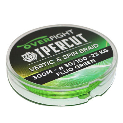 Tresse Overfight Ipercut Spin and Vertic Braid 300m - Tresses | Pacific P&ecirc;che