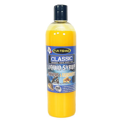 Booster Fun Fishing Classic Liquid Syrup Ch&egrave;nevis & Cacahu&egrave;te 480ml - Boosters / dips | Pacific P&ecirc;che