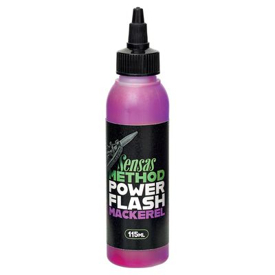 Attractant Sensas Power Flash Mackerel 115 ml - Additifs | Pacific P&ecirc;che