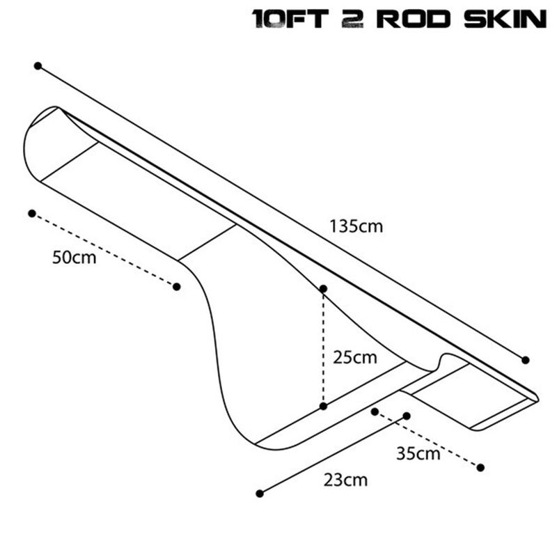 Fourreaux Nash Scope OPS Hi Protect 10ft 2 RodSkin - Fourreaux | Pacific P&ecirc;che