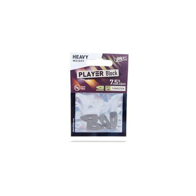 Cales Tungst&egrave;nes Fiiish Blaster Shad Player Block 7.5g (x4) - Plombs | Pacific P&ecirc;che