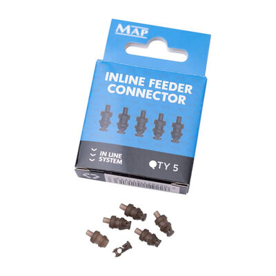Connecteurs Map Embed Feeder Connectors (x5) - Cages | Pacific P&ecirc;che