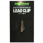 Clip plomb carpe korda hybrid lead clip (x5) - Clip plombs et c&ocirc;nes | Pacific P&ecirc;che